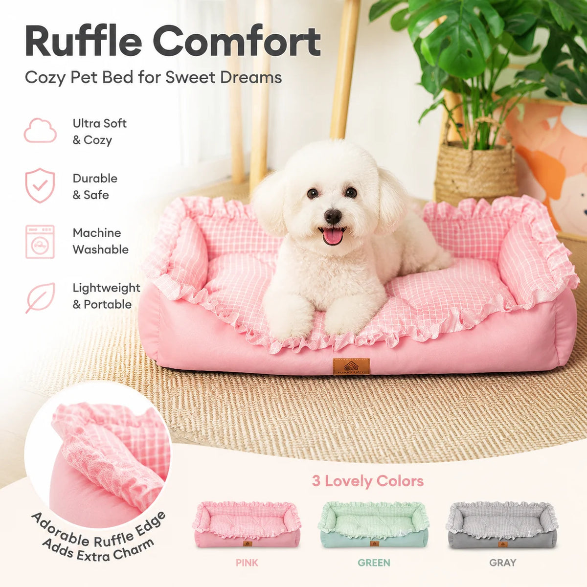 Pet Bed Sofa Summer for Small Medium Dogs Cats Fashion Design Washable Soft Dog Mats for Indoor Outdoor Pet Sleeping Supplies