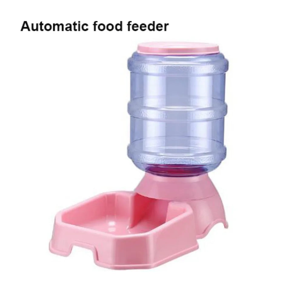 High Capacity Dog Automatic Feeders 5 Colors Plastic Water Bottle Cat Bowl 21*32.5*31cm Feeding and Drinking Tool