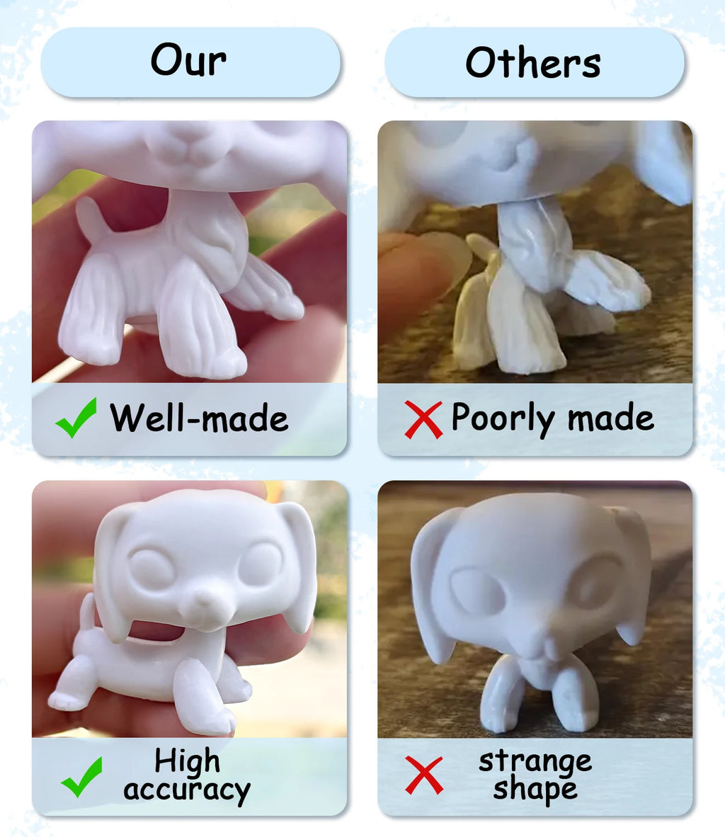 15 Pcs Minilpsshop Pet Shop Accessories Random Clothes Outfit Necklace Collars Bone Hat Scarf For Cat's and Dog's for LPS