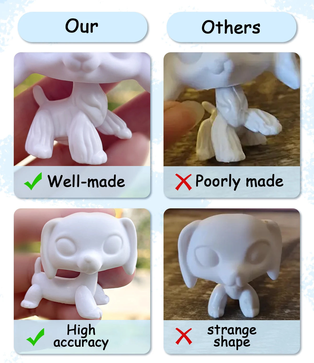 15 Pcs Minilpsshop Pet Shop Accessories Random Clothes Outfit Necklace Collars Bone Hat Scarf For Cat's and Dog's for LPS