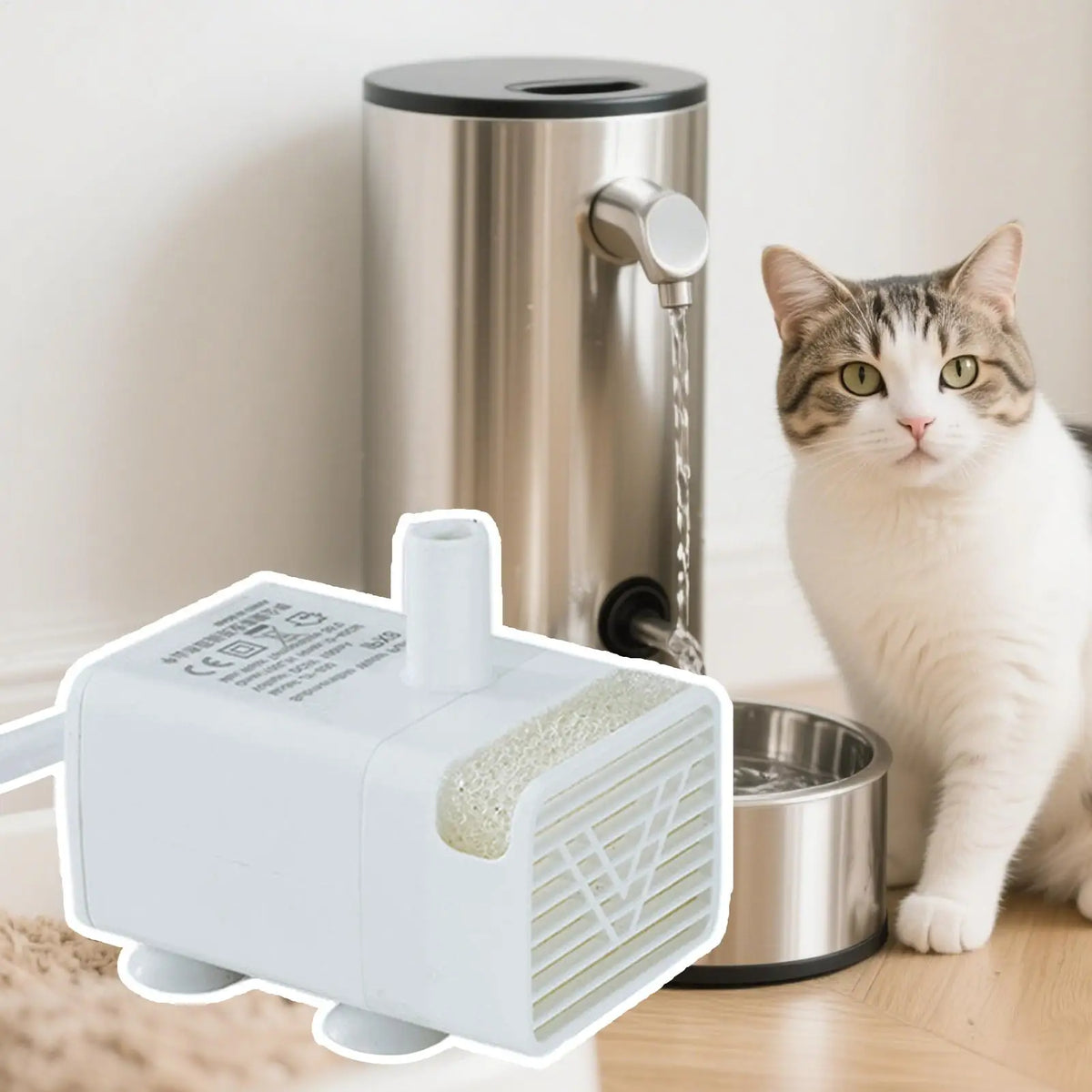 Pet Cat Water Fountain Pump Replacement