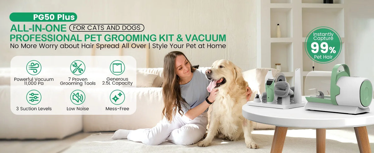 Pet Grooming Kits Cat Hair Remover Brush Comb Dog Nail Clipper Grinder Tool for Pet Cleaning Grooming Products
