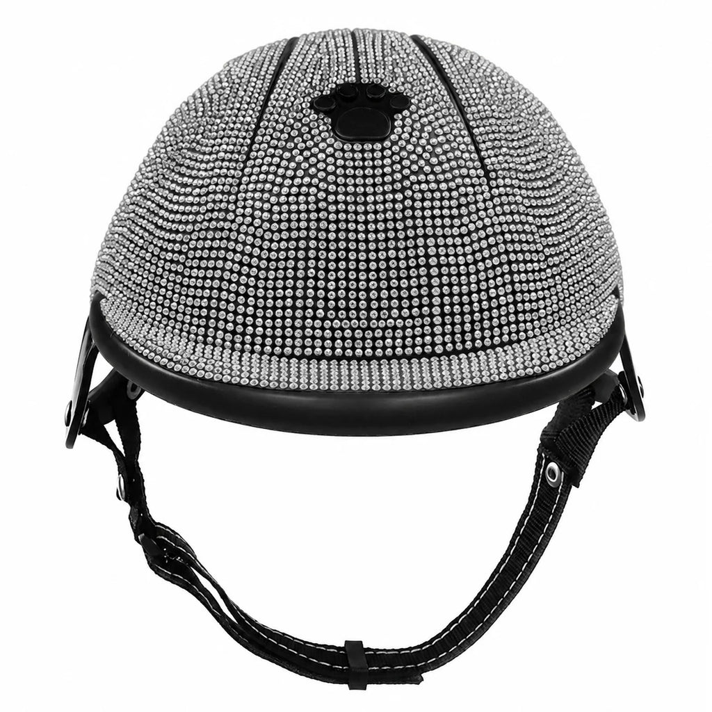 Pet Safety Helmet for Dogs Cats, Hard‑Shell Small Pet Riding Helmet, Protective Cap for Bicycle Motorcycle Outdoor Travel, Comfo