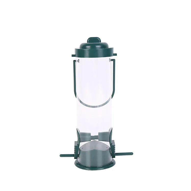 Pet Bird Feeder Food Dispenser Outdoor Hanging Multiple Holes Bird Feeder Small Bird Automatic Foot Feeding Tool Bird Supplies