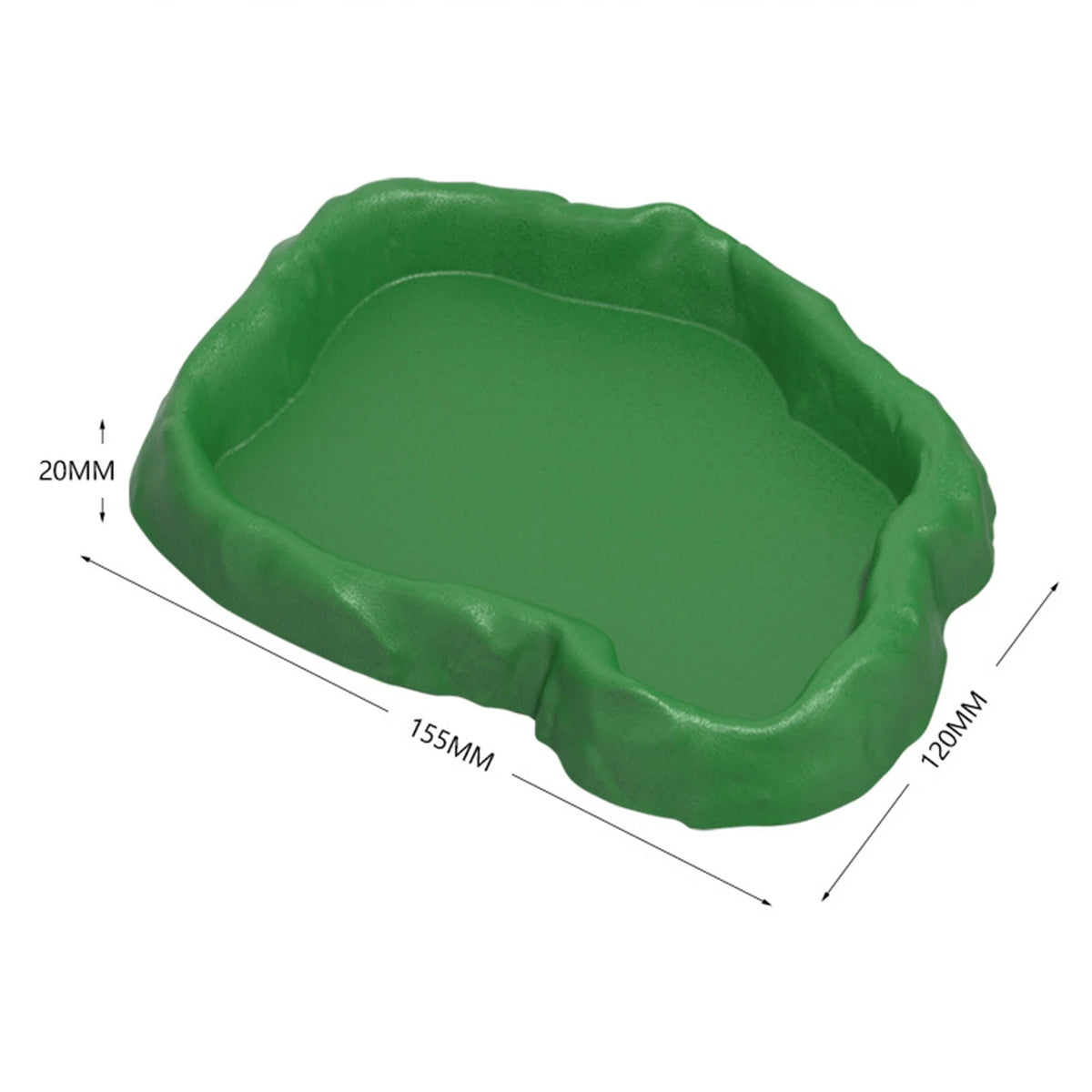2pcs Pets Feeder Bowl Crawler Pet Feeder Basin Resin Non-toxic Food Water Pot Reptile Tortoise Scorpion Lizard Crab Bowl tool