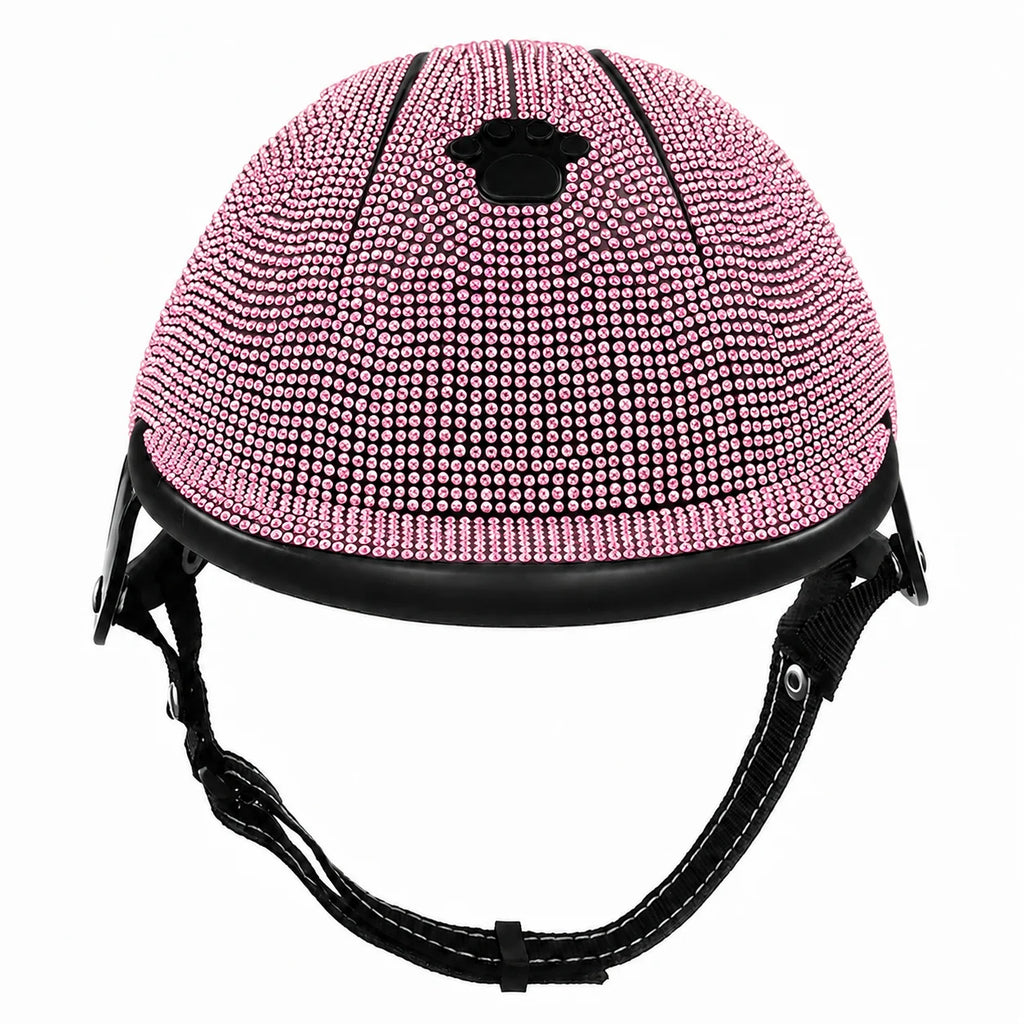 Pet Safety Helmet for Dogs Cats, Hard‑Shell Small Pet Riding Helmet, Protective Cap for Bicycle Motorcycle Outdoor Travel, Comfo