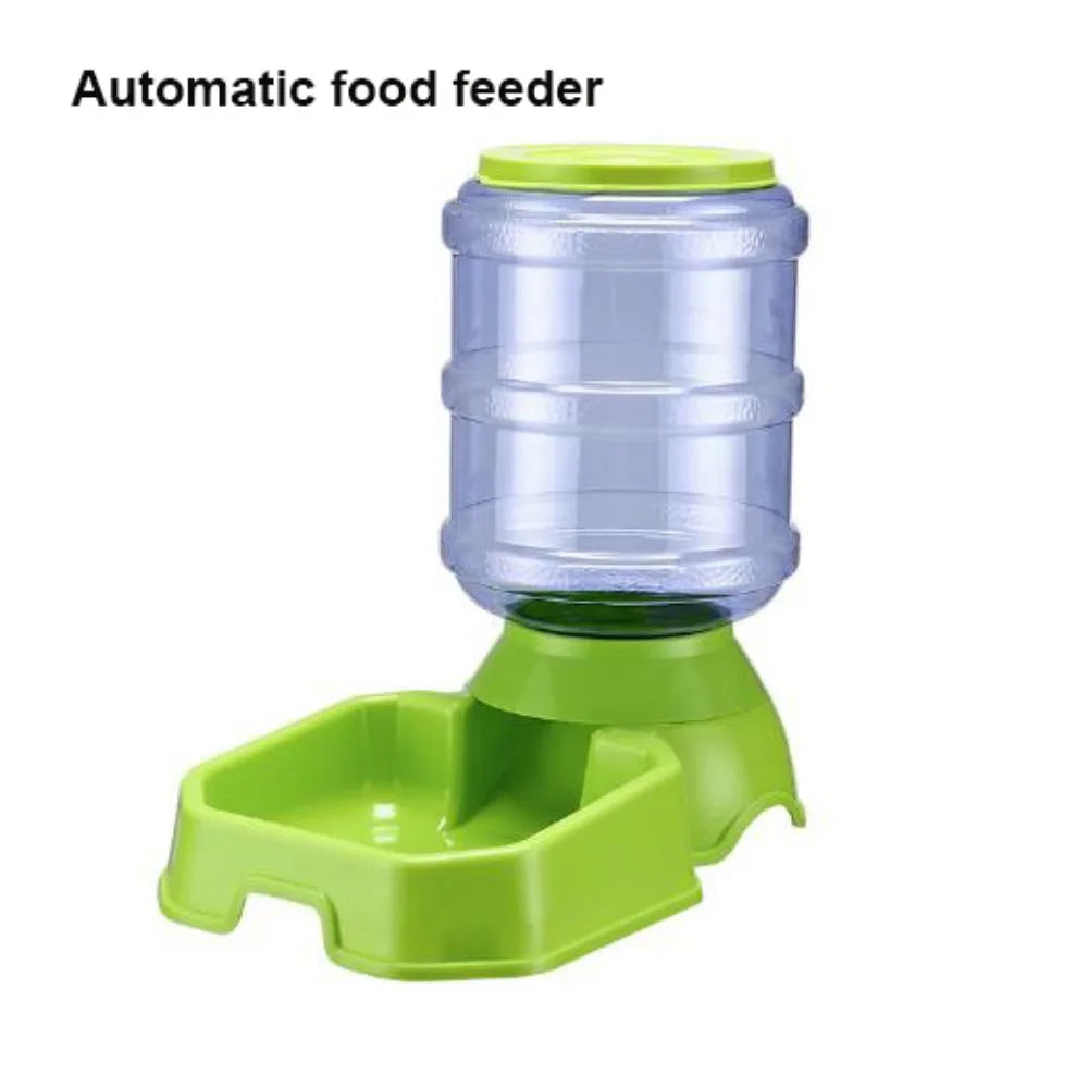 High Capacity Dog Automatic Feeders 5 Colors Plastic Water Bottle Cat Bowl 21*32.5*31cm Feeding and Drinking Tool