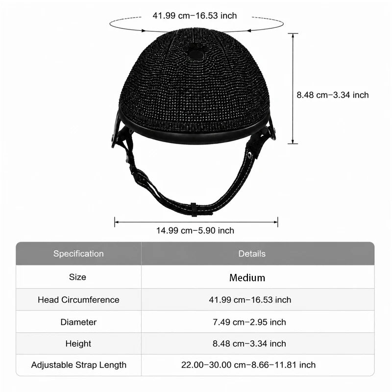 Pet Safety Helmet for Dogs Cats, Hard‑Shell Small Pet Riding Helmet, Protective Cap for Bicycle Motorcycle Outdoor Travel, Comfo