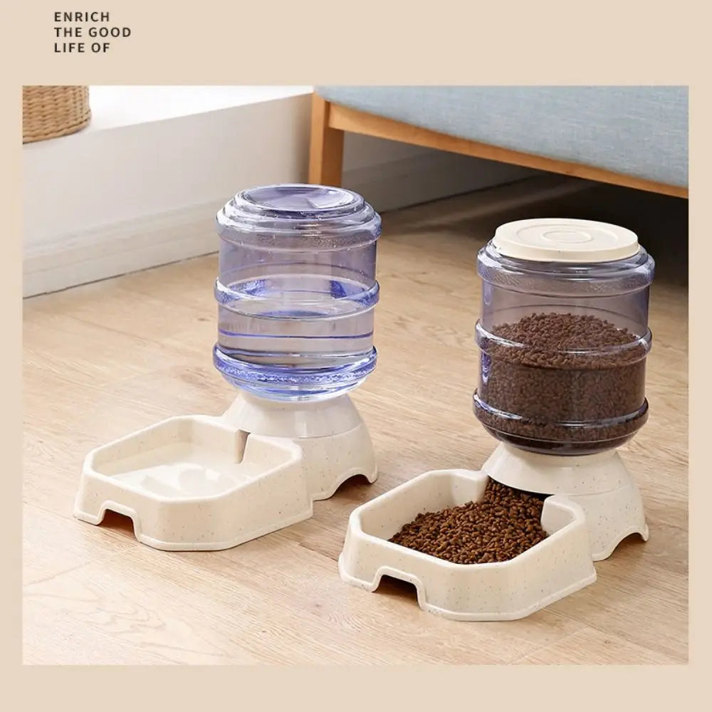 High Capacity Dog Automatic Feeders 5 Colors Plastic Water Bottle Cat Bowl 21*32.5*31cm Feeding and Drinking Tool