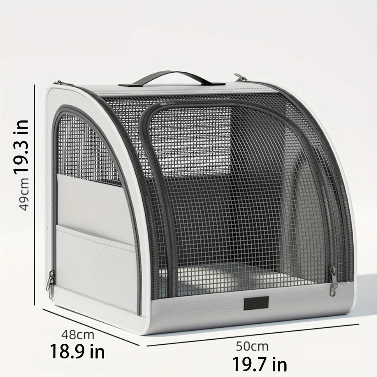 Pet Car Bed for Dogs Cats - Travel Vehicle Accessory, Portable Pet Seat for Car Ride