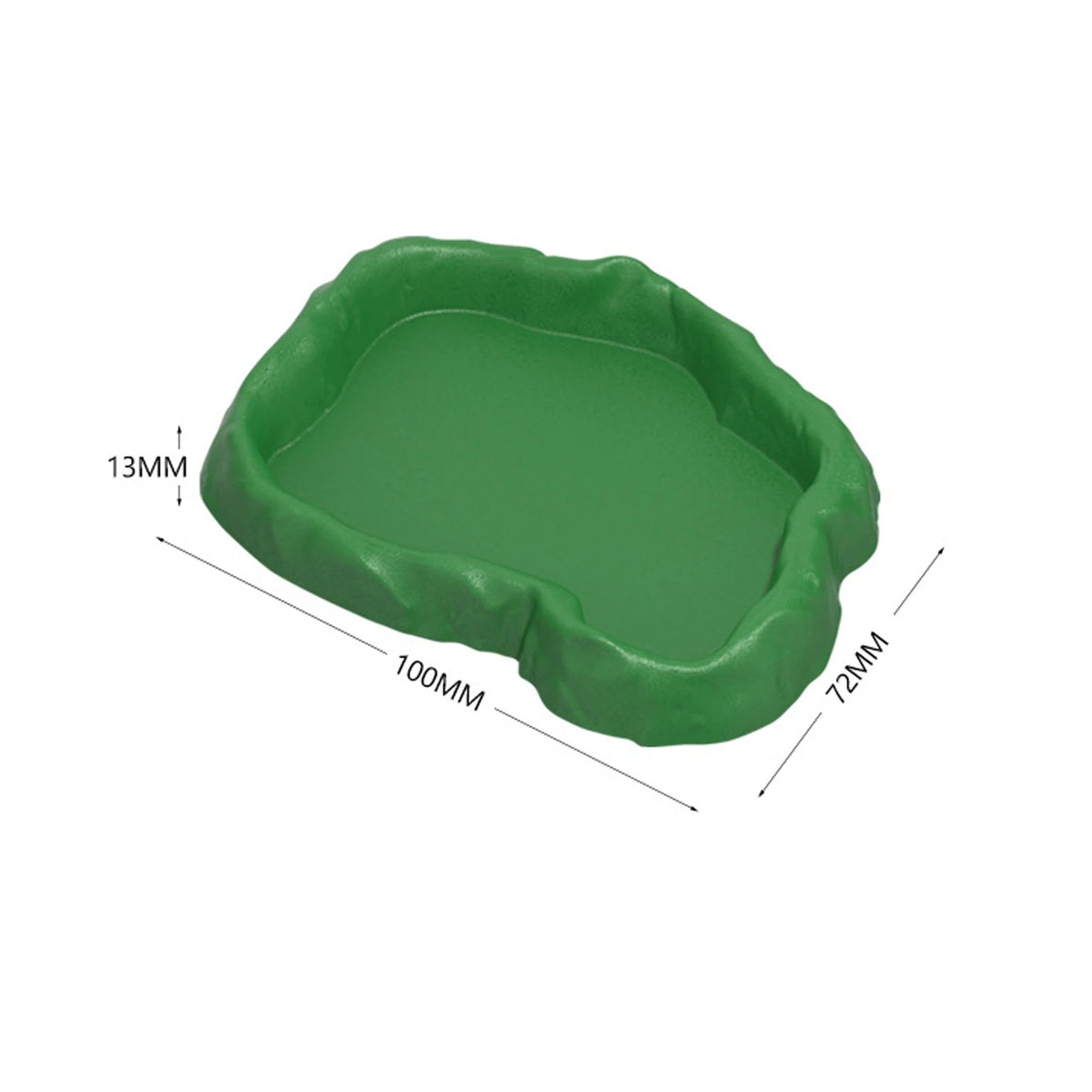2pcs Pets Feeder Bowl Crawler Pet Feeder Basin Resin Non-toxic Food Water Pot Reptile Tortoise Scorpion Lizard Crab Bowl tool