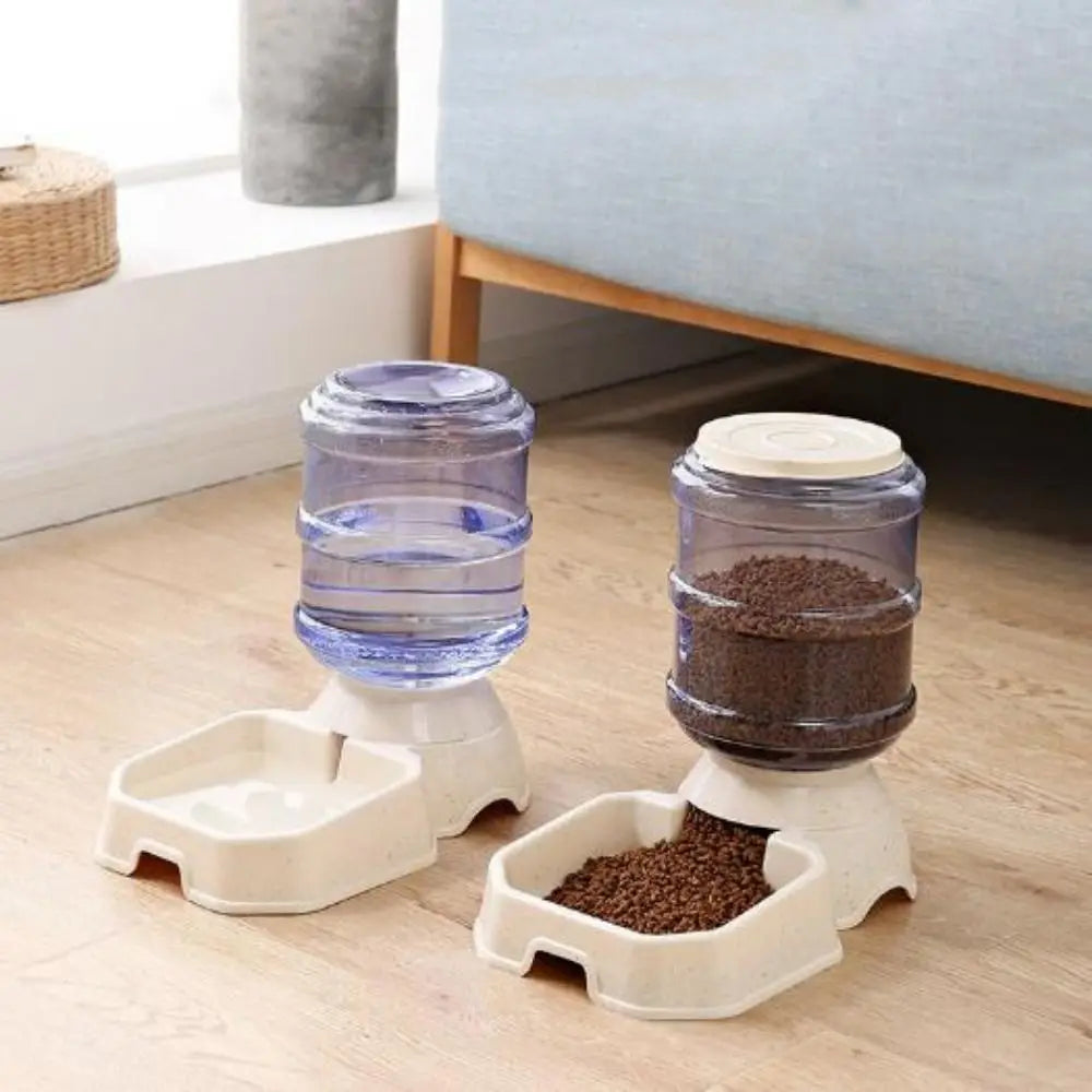 High Capacity Dog Automatic Feeders 5 Colors Plastic Water Bottle Cat Bowl 21*32.5*31cm Feeding and Drinking Tool