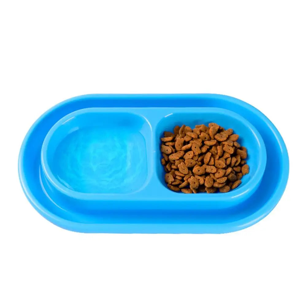 Pet Feeding Double Bowls Plastic Anti Ants Food Water Feeder For Dogs Cats Puppy Automatic Dog Feeder Dispenser Karate for Ants
