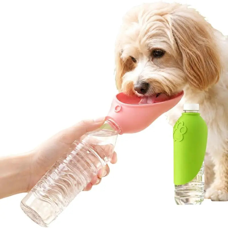 Silicone Leakproof Pets Travel Water Dispenser Portable Pet Feeder Outdoor Drinking Bowl Durable Puppy Cat Walking Supplies{S}