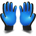 Pet Grooming Kit for Dog Cat Rabbit Fur 2 Sided Grooming Brush Bath Cleaning Glove De-Shedding De-Matting Pet Hair