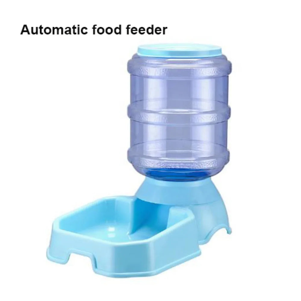 High Capacity Dog Automatic Feeders 5 Colors Plastic Water Bottle Cat Bowl 21*32.5*31cm Feeding and Drinking Tool