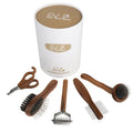 Pet Grooming Kit For Cats & Dogs Includes Detangling Comb Nail Clipper Brush Deshedding Comb Flea Comb Cat Grooming Bucket