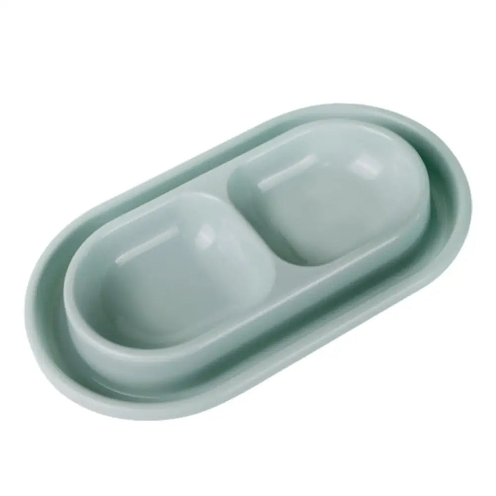 Pet Feeding Double Bowls Plastic Anti Ants Food Water Feeder For Dogs Cats Puppy Automatic Dog Feeder Dispenser Karate for Ants