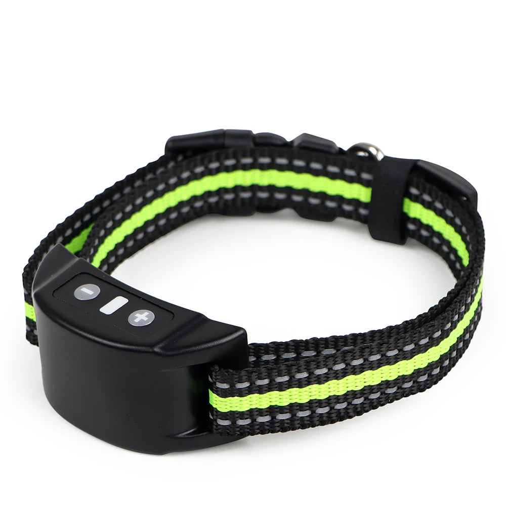 Pet Dog Training Collars Auto Anti-Bark Collar USB Rechargeable 7 Intensities Safety Static Shock Humane Sound Sensor