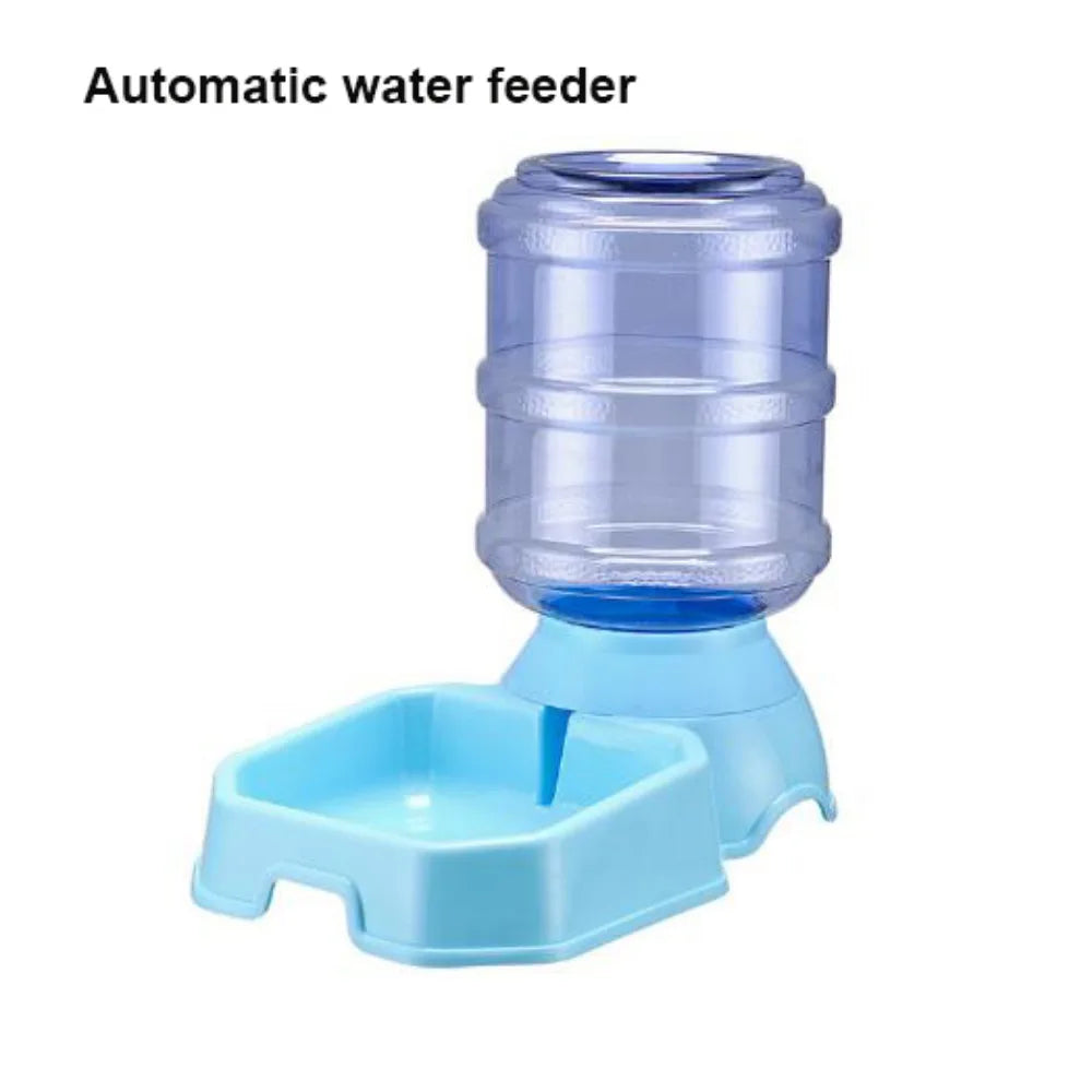 High Capacity Dog Automatic Feeders 5 Colors Plastic Water Bottle Cat Bowl 21*32.5*31cm Feeding and Drinking Tool
