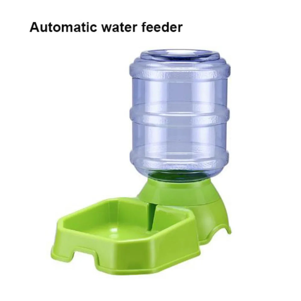 High Capacity Dog Automatic Feeders 5 Colors Plastic Water Bottle Cat Bowl 21*32.5*31cm Feeding and Drinking Tool
