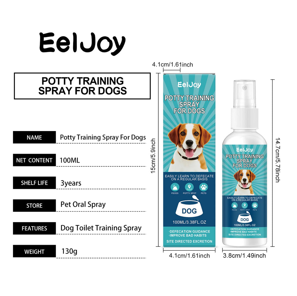 Dog Potty Training Spray Puppy Toilet Training Inducer Effective Positioning Defecation Guide Safe Pet Potty Training Aid Spray
