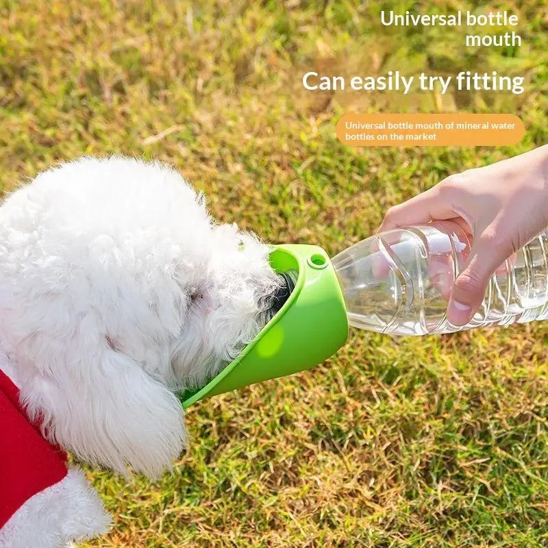 Silicone Leakproof Pets Travel Water Dispenser Portable Pet Feeder Outdoor Drinking Bowl Durable Puppy Cat Walking Supplies{S}