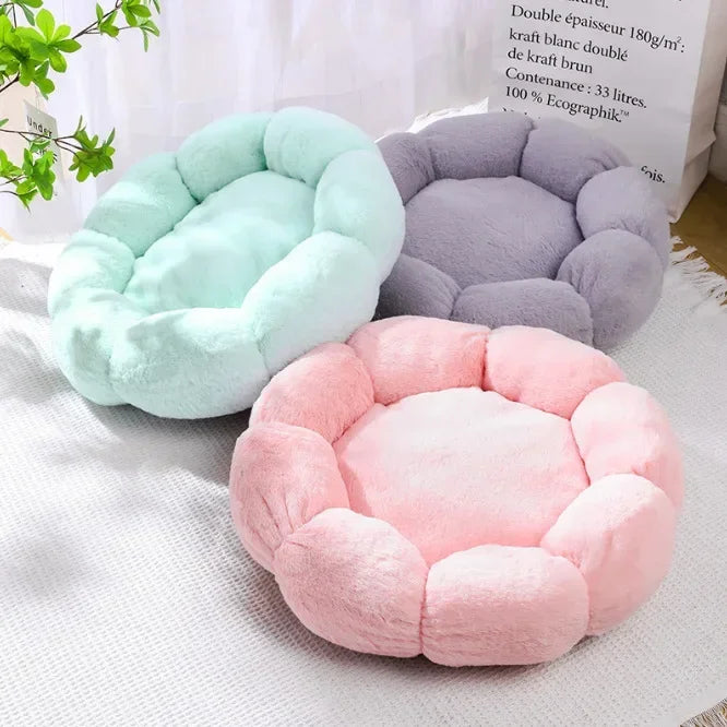 Comfortable Sleep Pet Bed Unique Flower-Shaped for Indoor and Outdoor Use Dog Mat Dog Beds for Large Dogs, Suitable For Winter