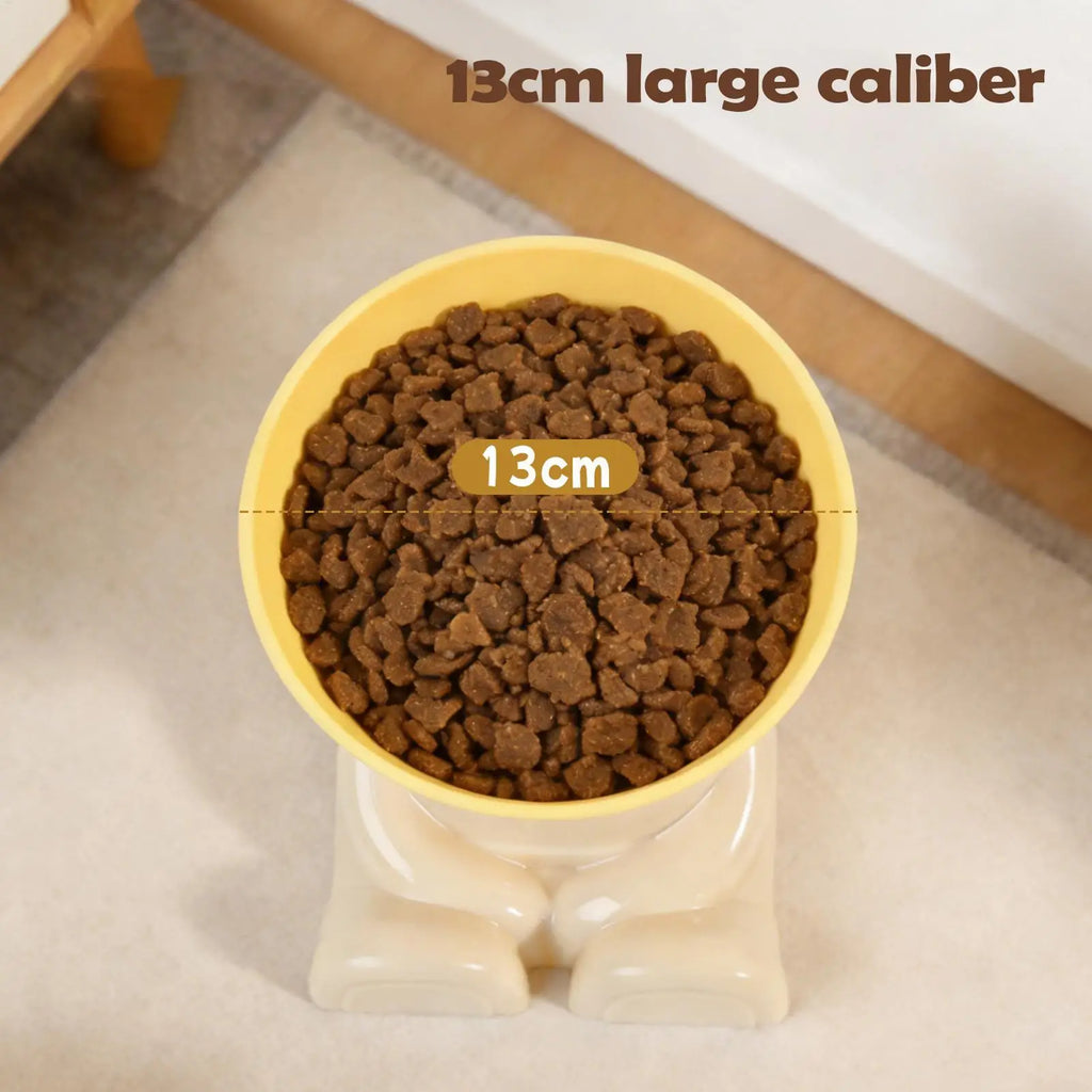 Cat Feeding Bowls Dog Food Bowl Raised Food Feeding Dish for Pet Non-Slip Pet Feeder for Kitchen Vacation Apartment Indoor