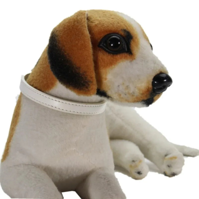 PU Leather Pet Collar for Cats & Dogs Adjustable Outdoor Walking Neck Collar Comfortable Non-restrictive Quick On & Off