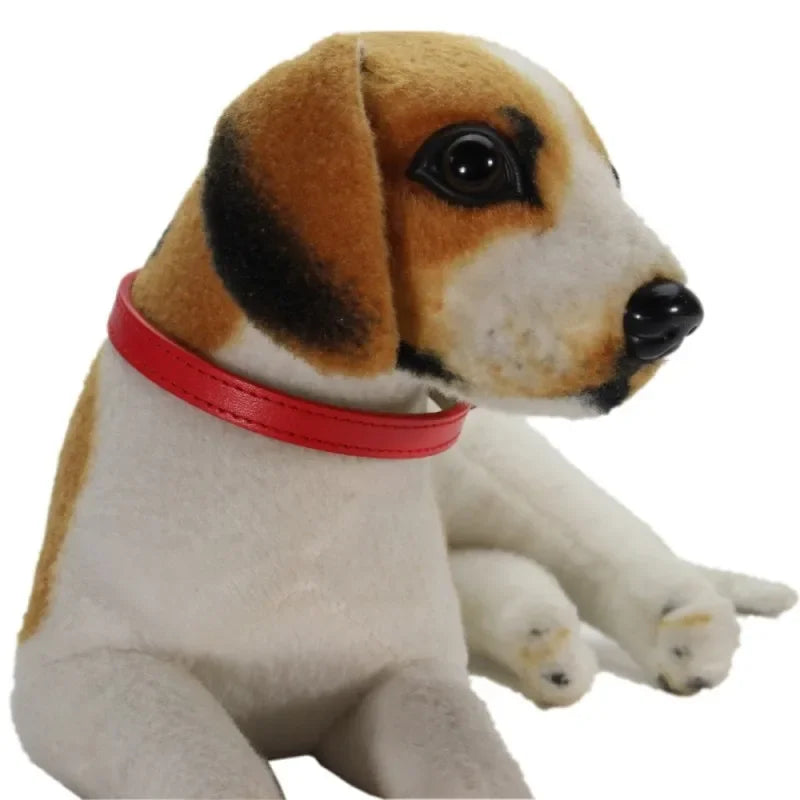 PU Leather Pet Collar for Cats & Dogs Adjustable Outdoor Walking Neck Collar Comfortable Non-restrictive Quick On & Off