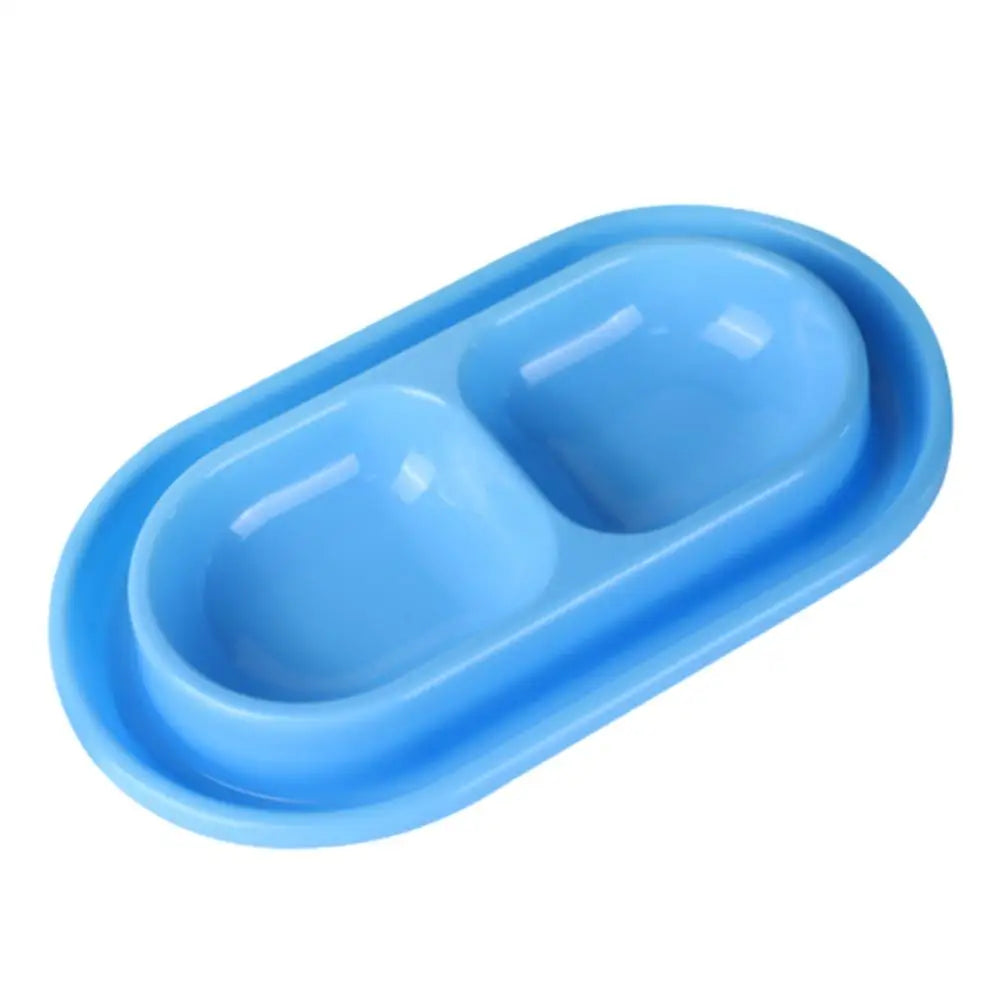 Pet Feeding Double Bowls Plastic Anti Ants Food Water Feeder For Dogs Cats Puppy Automatic Dog Feeder Dispenser Karate for Ants