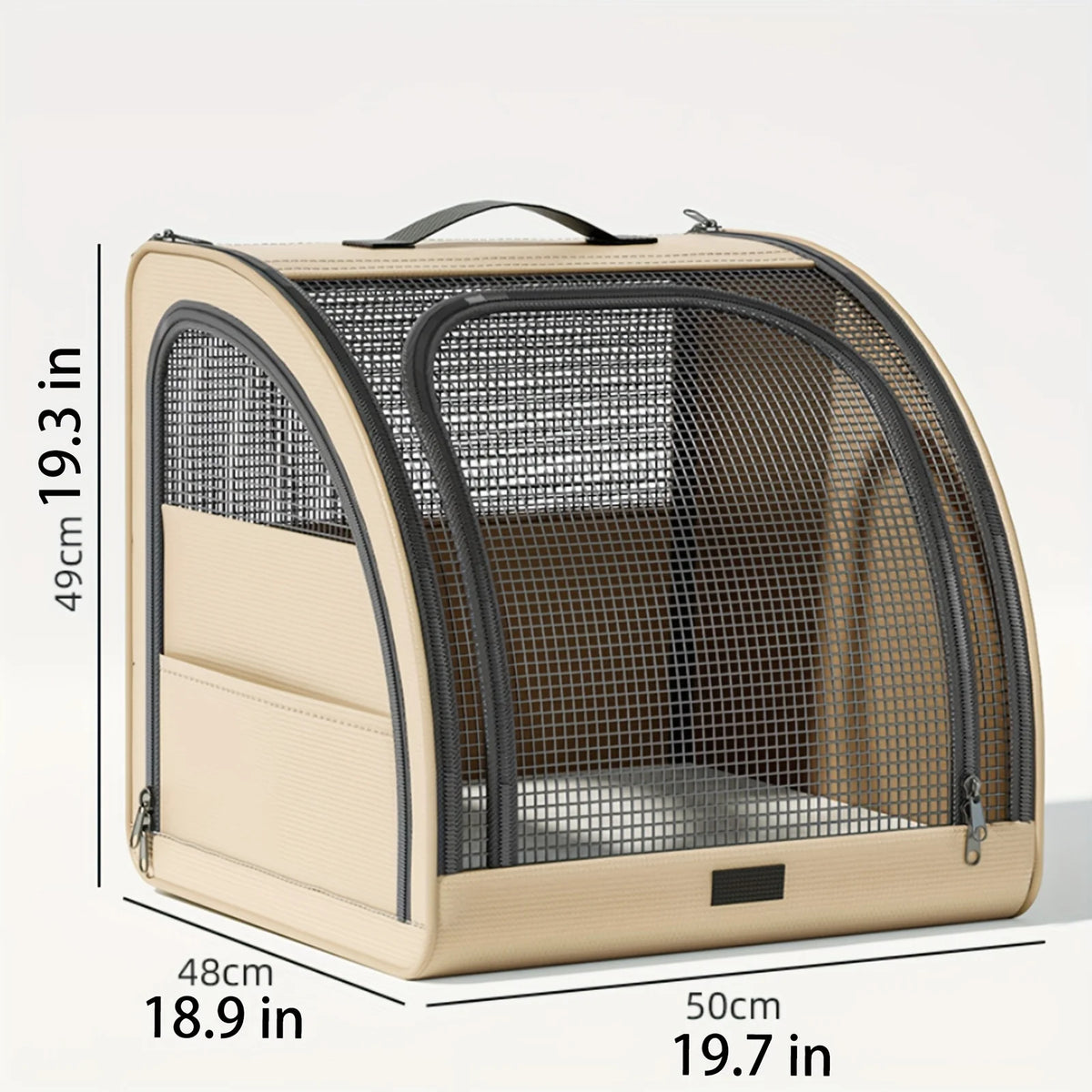 Pet Car Bed for Dogs Cats - Travel Vehicle Accessory, Portable Pet Seat for Car Ride