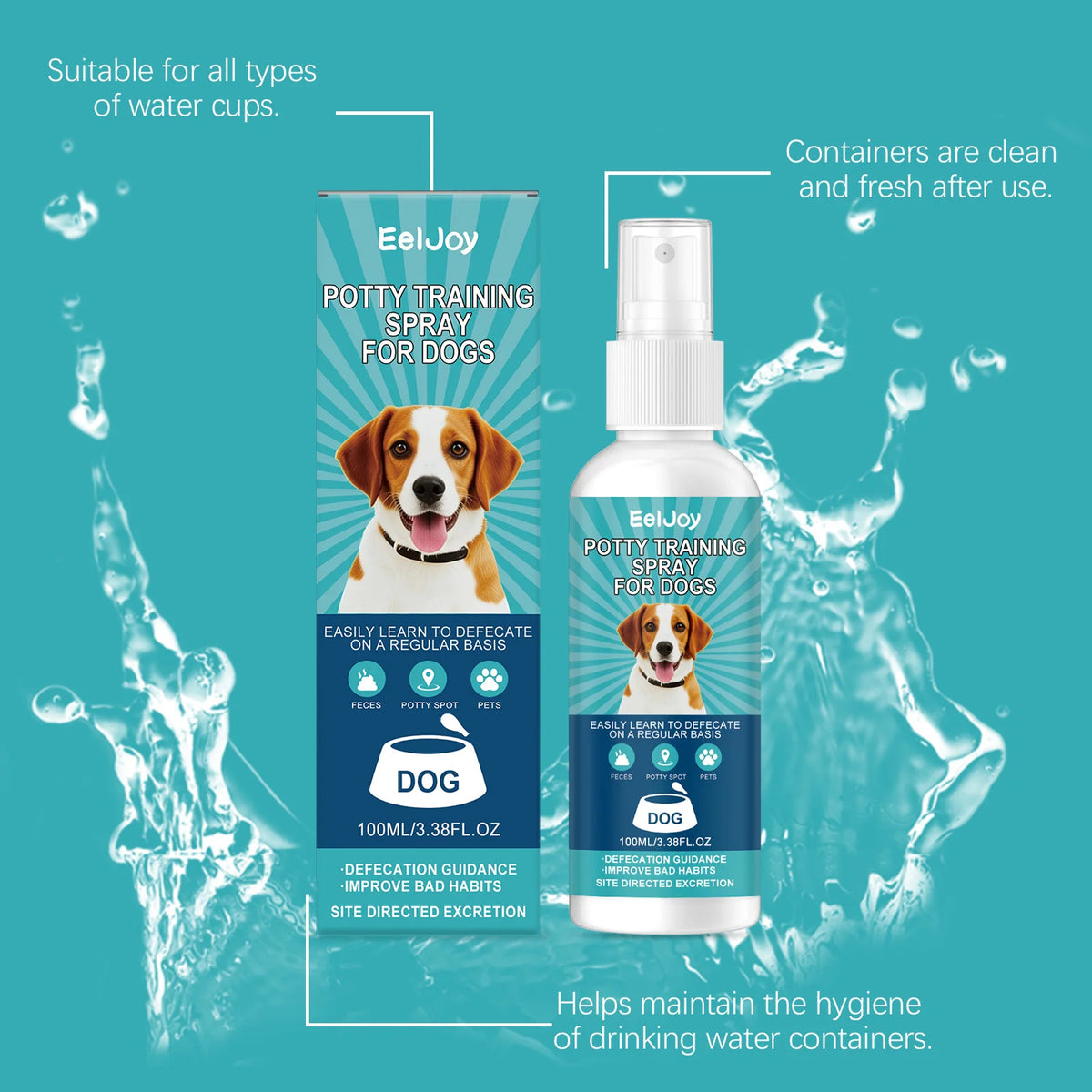 Dog Potty Training Spray Puppy Toilet Training Inducer Effective Positioning Defecation Guide Safe Pet Potty Training Aid Spray