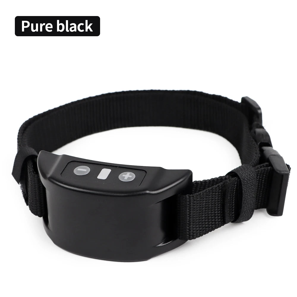 Pet Dog Training Collars Auto Anti-Bark Collar USB Rechargeable 7 Intensities Safety Static Shock Humane Sound Sensor
