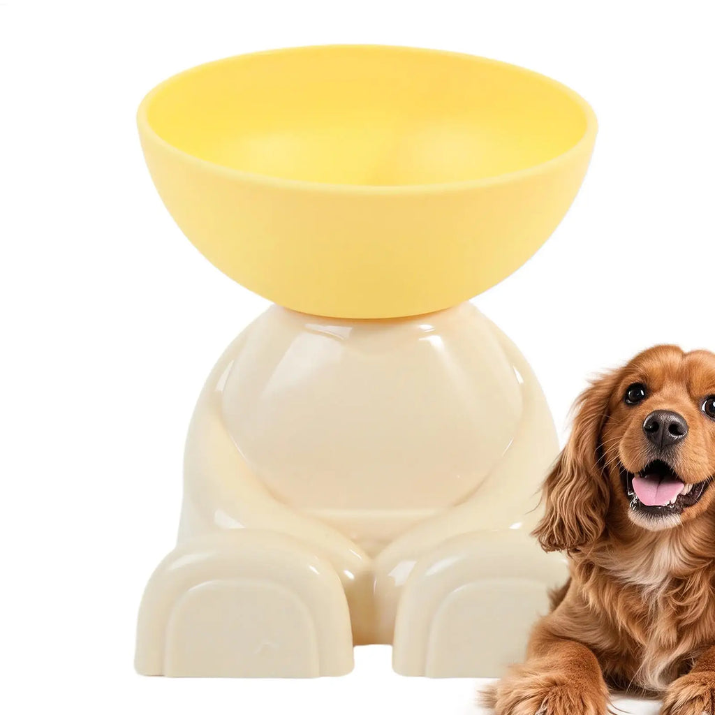 Cat Feeding Bowls Dog Food Bowl Raised Food Feeding Dish for Pet Non-Slip Pet Feeder for Kitchen Vacation Apartment Indoor