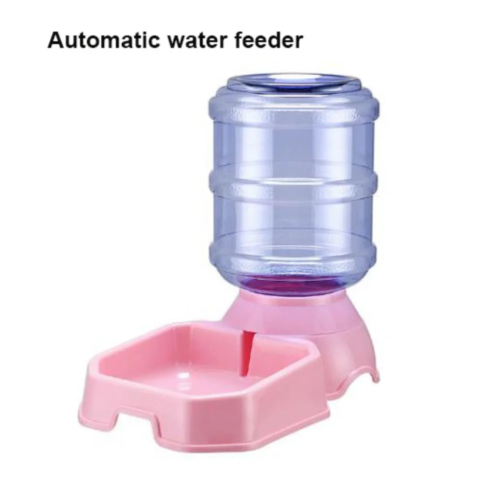High Capacity Dog Automatic Feeders 5 Colors Plastic Water Bottle Cat Bowl 21*32.5*31cm Feeding and Drinking Tool