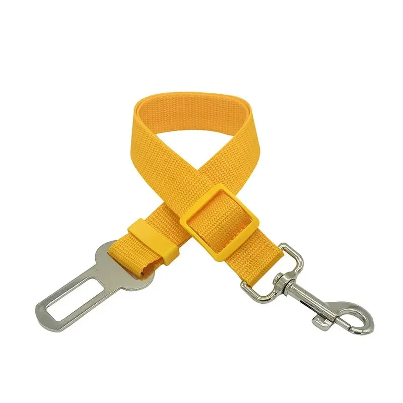 Pet dog Car Safety Buckle Pet Safety Belt Suitable for Small and Medium sized Dogs Adjustable Long and Short Pet Out Supplies